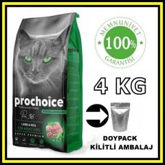 Pro choice Pro36 kuzu etli yetişkin kedi 4 kg açık mama
