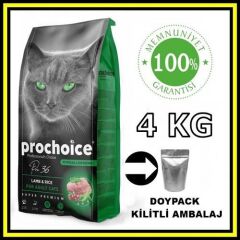 Pro choice Pro36 kuzu etli yetişkin kedi 4 kg açık mama