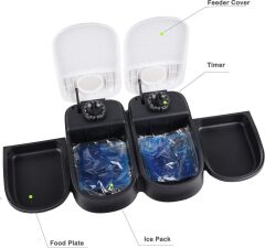 Pawise Zaman Ayarlı Mama Kabı Çiftli 27X7X24Cm