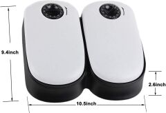 Pawise Zaman Ayarlı Mama Kabı Çiftli 27X7X24Cm