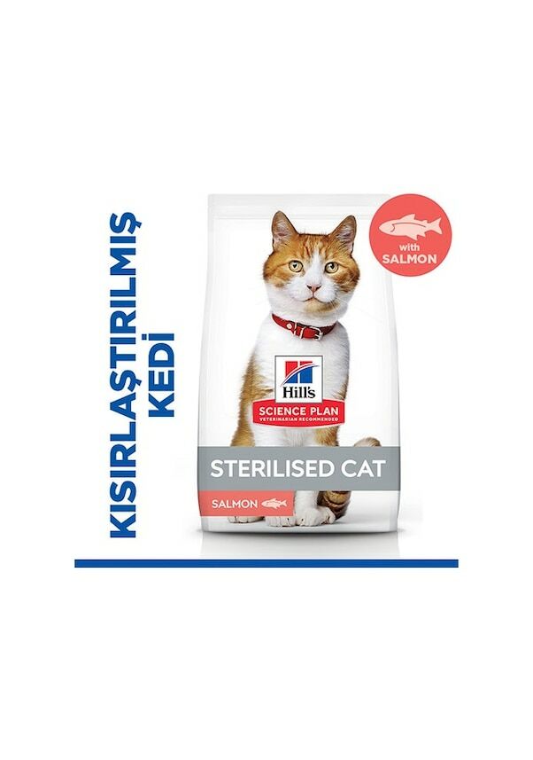 Hill's Science Plan Sterilised Somon Balıklı Kısırlaştırılmış Kedi Maması 15 KG