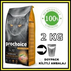 Pro choice Pro32 sterilised tavuklu kısır kedi 2 kg açık mama