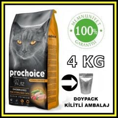 Pro choice Pro32 sterilised tavuklu kısır kedi 4 kg açık mama