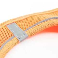 Tailpetz Air Mesh Köpek Göğüs Tasması Neon Turuncu XLarge