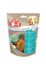 8IN1 Fillets Pro Dental Diş Sağlığı için Fileto Köpek Ödül Maması - Tavuklu - 80GR