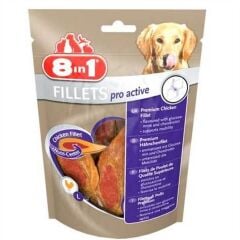 8IN1 Fillets Pro Active Eklem Sağlığı Için Köpek Ödülü Small 80 gr