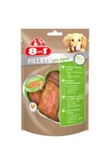 8IN1 Fillets Pro Digest Sindirim Sağlığı için Fileto Köpek Ödül Maması - Tavuklu - 80GR