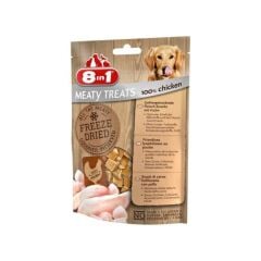 8IN1 Meaty Treats Freeze Dried Köpek Ödül Maması - Tavuklu - 50GR