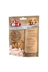 8IN1 Meaty Treats Freeze Dried Köpek Ödül Maması - Tavuklu & Havuçlu - 50GR