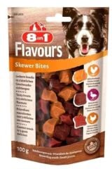 8IN1Flavours Skewer Bites Kuşbaşı Dilimli Çiğneme Köpek Ödülü 100gr