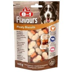 8IN1 Flavours Meaty Biscuits Kıtır Köpek Ödülü 100gr