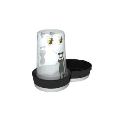 Moderna Trendy Kedi ve Fare Desenli Kedi Su Kabı 1,5 Lt