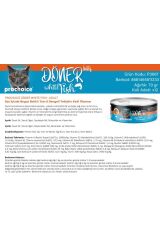 ProChoice DÖNER Bites Adult Sos İçerisinde Balıklı Kedi Yaş Maması 70 Gr