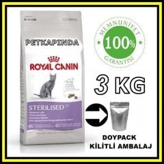 Royal Canin Sterilised 37 Kısırlaştırılmış Yetişkin Kedi Açık Mama 3 KG