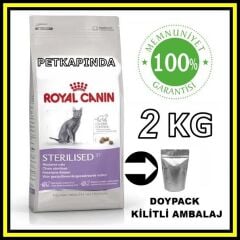 Royal Canin Sterilised 37 Kısırlaştırılmış Yetişkin Kedi Açık Mama 2 KG