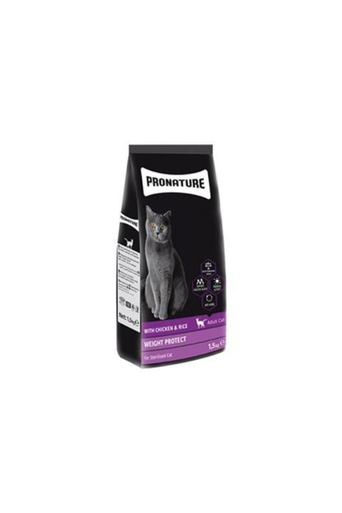Pronature Kilo Kontrolü için Tavuklu Kısırlaştırılmış Kedi Maması 1.5 Kg