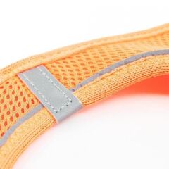 Tailpetz Air Mesh Köpek Göğüs Tasması Neon Turuncu Small