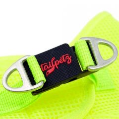 Tailpetz Air Mesh Köpek Göğüs Tasması Neon Yeşil 2XS