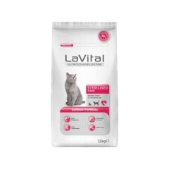 La Vital Lavital Sterilised Somon Balıklı Kısırlaştırılmış Kuru Kedi Maması 1.5 Kg