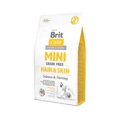 Brit Care Hair Skin Tahılsız Somonlu ve Ringa Balıklı Küçük Irk Yetişkin Köpek Maması 2 KG
