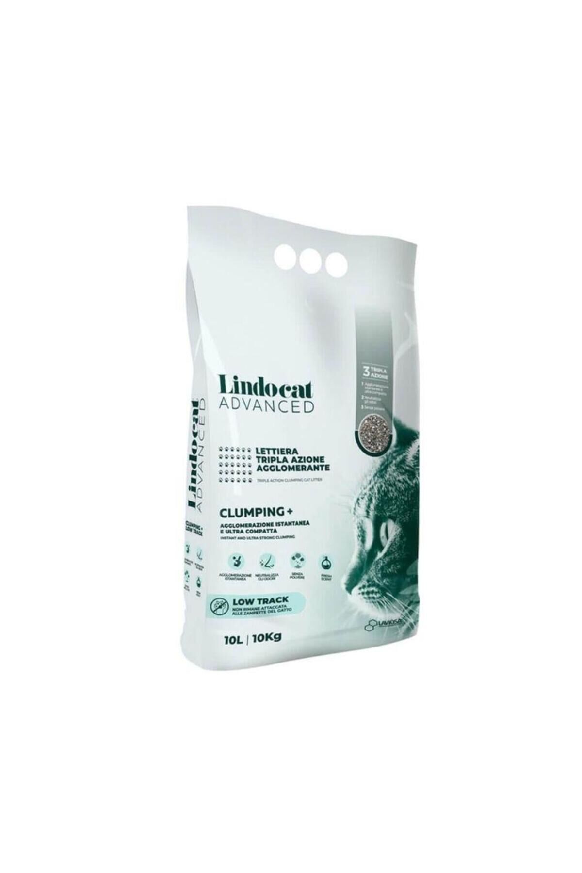Lindo Cat Lindocat Advanced Pati İzi Bırakmayan Ekstra Topaklanan Bentonit Kedi Kumu 10 Lt