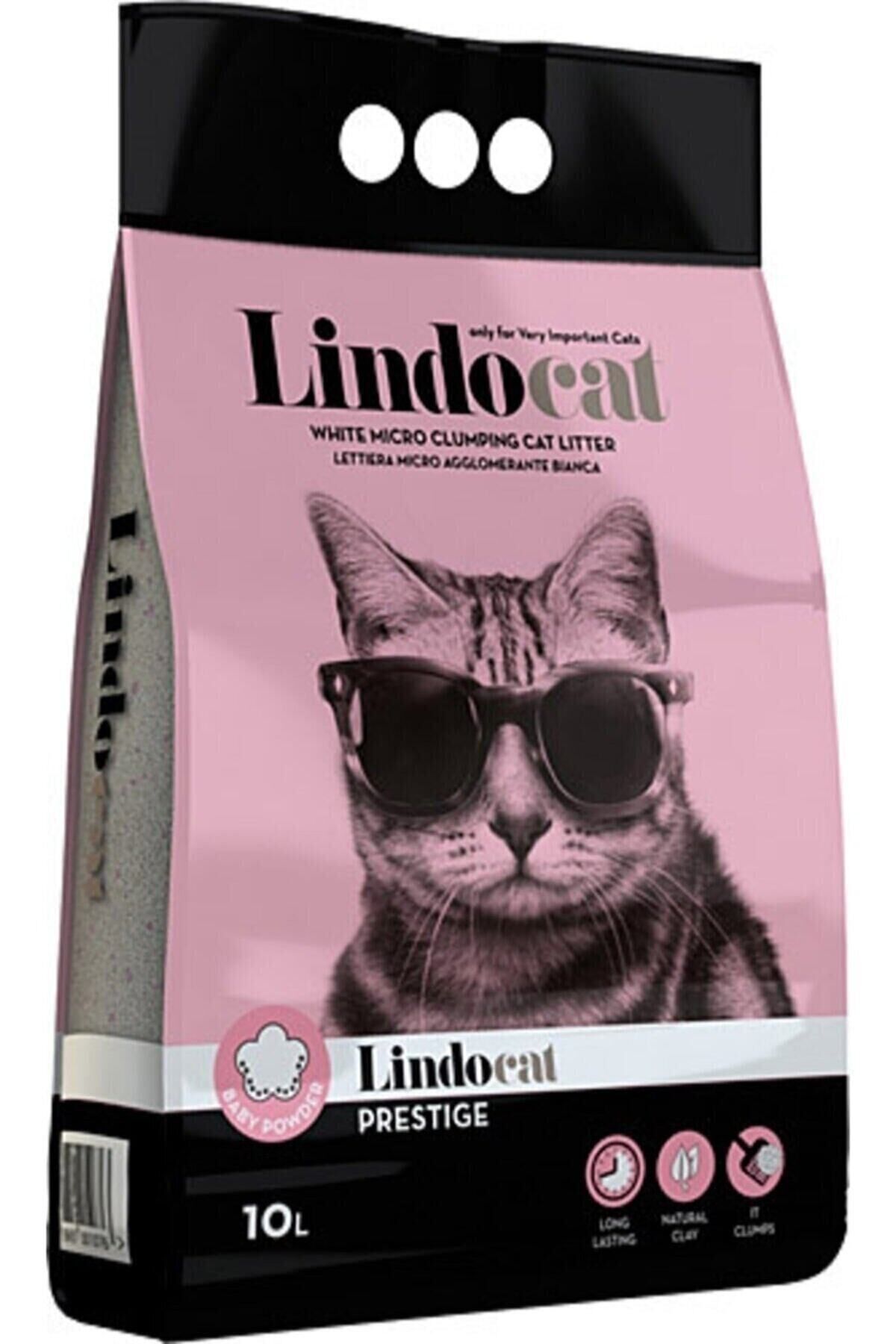 Lindo Cat Lindocat Bebek Pudralı Ince Taneli Kedi Kumu 10 Lt