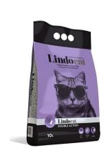 Lindo Cat Double Action Argan Yağı & Lavanta Kokulu Topaklanan Kedi Kumu 10L