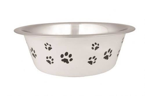 Playfull Pati Desenli Çelik Mama ve Su Kabı 8 Oz