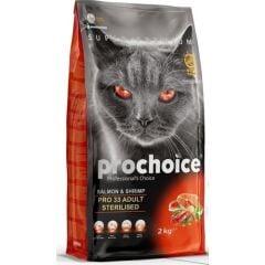 Pro Choice Pro 33 Sterilised Somonlu Karidesli Kısır Kedi Maması 15 kg