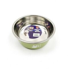 Playfull Kaydırmaz Tabanlı Çelik Mama veya Su Kabı 12 Cm