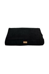 Dubex Plus Soft Serisi Kedi Köpek Yatağı Siyah Medium 76x56x13 cm