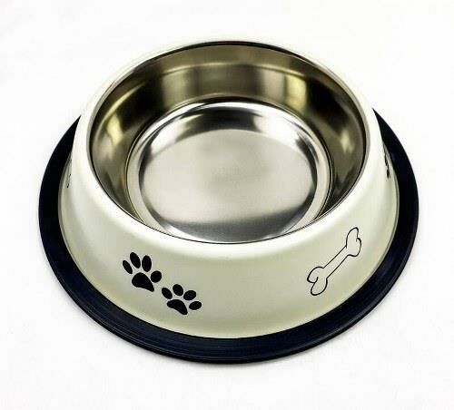 Playfull Desenli Çelik Mama ve Su Kabı 24 Oz