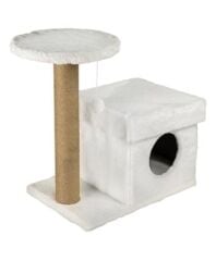 Dubex 39x72x80 cm Kedi Oyun Evi ve Tırmalama Platformu Beyaz