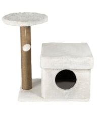 Dubex 39x72x80 cm Kedi Oyun Evi ve Tırmalama Platformu Beyaz