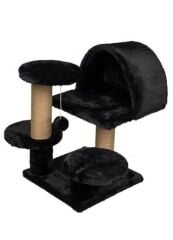 Dubex 63x63x55 cm Kedi Oyun Evi ve Tırmalama Platformu Siyah