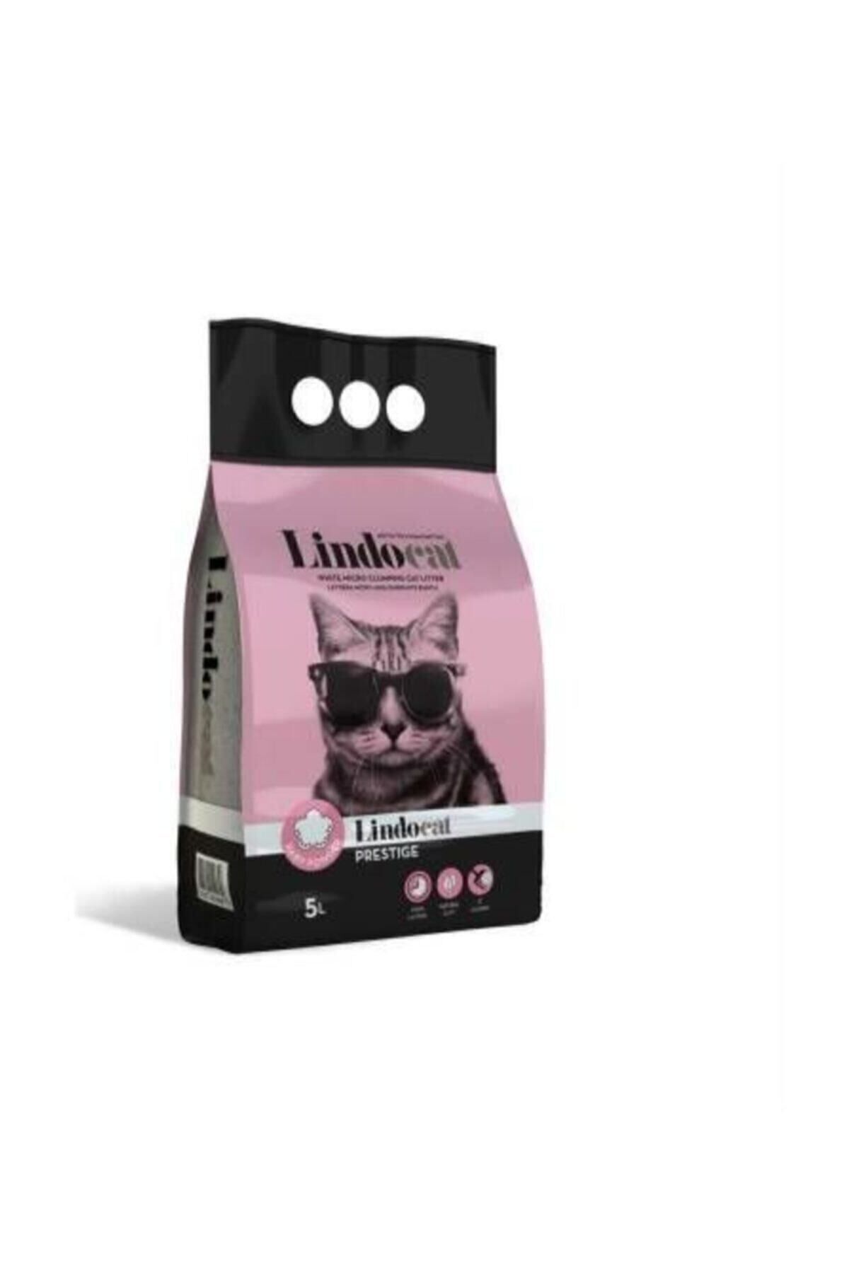 Lindo Cat Lindocat Bebek Pudralı Ince Taneli Topaklanan Kedi Kumu 5 Lt