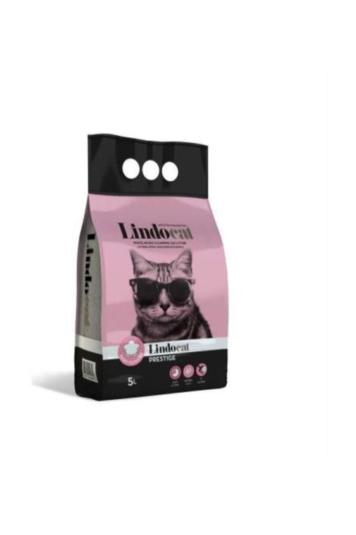 Lindo Cat Lindocat Bebek Pudralı Ince Taneli Topaklanan Kedi Kumu 5 Lt