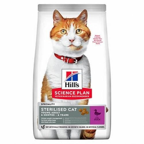 Hills Sterilised Ördekli Yetişkin Kısır Kedi Maması 8+2 Kg