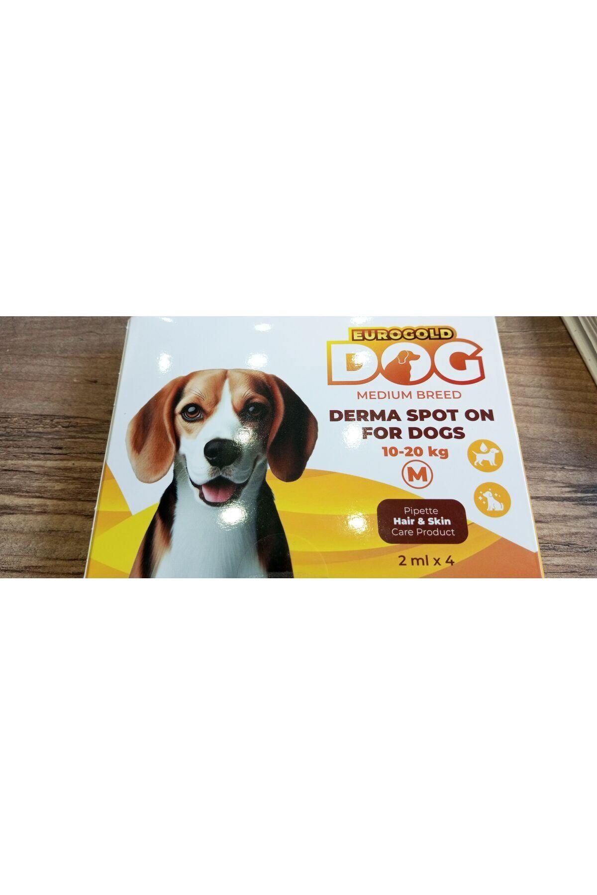 EuroGold - DOG - ORTA İRK - BİT PİRE ÇÖZELTİSİ - 2 ML X 4