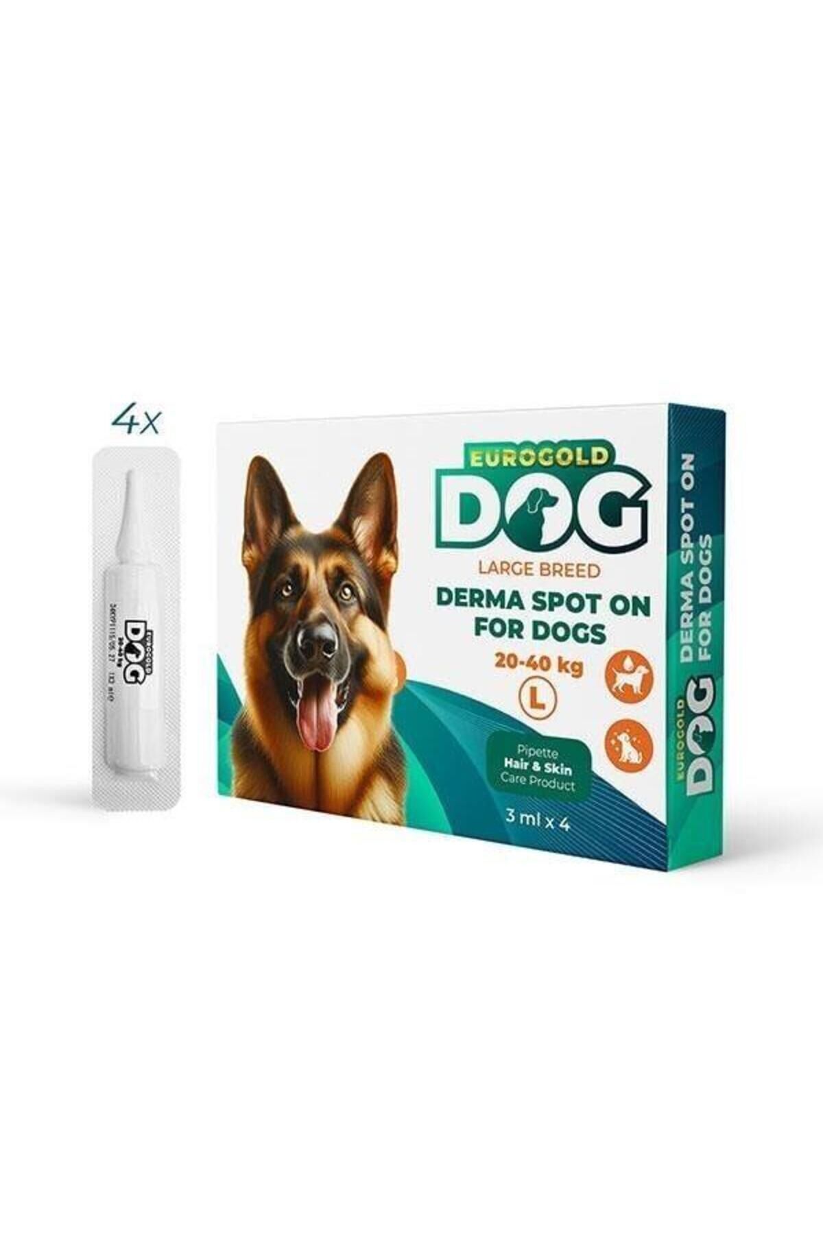 EuroGold Köpek Deri Bakım Damlası 20-40Kg 4x3ml