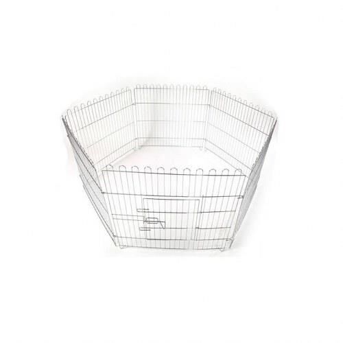 Eurogold Küçük Köpekler İçin Tel Panel Oyun Alanı 59 Cm X 63 Cm 6 Panel