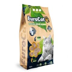 EuroCat Hızlı Topaklaşan Doğal Kedi Kumu 10 Lt