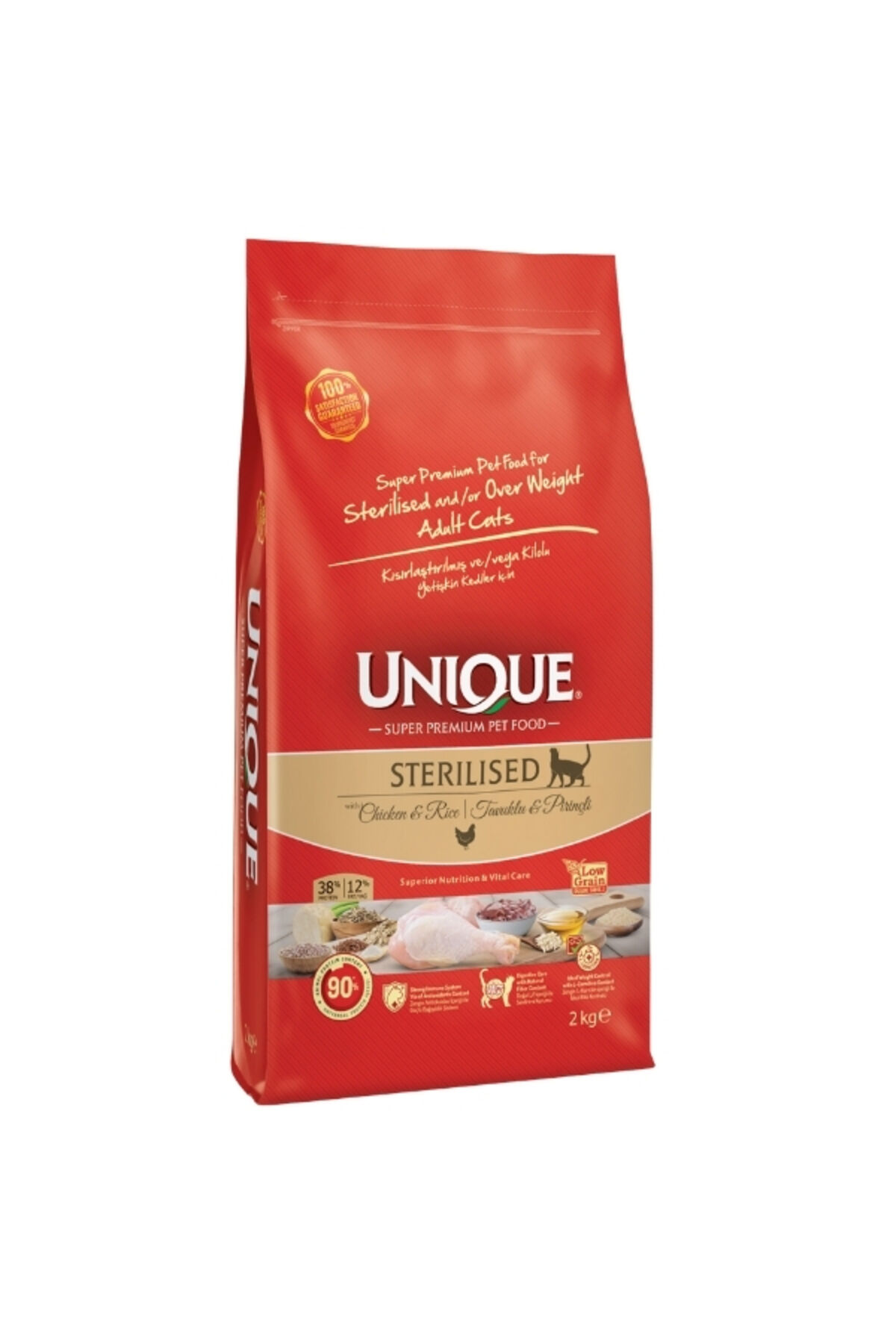 Unique Adult Cat Sterilised With Chıcken 7 Kg Tavuklu Kısır Kedi Maması