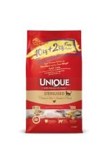 Unique Sterilised Chicken 10+2 kg Tavuklu Kısır Kedi Maması