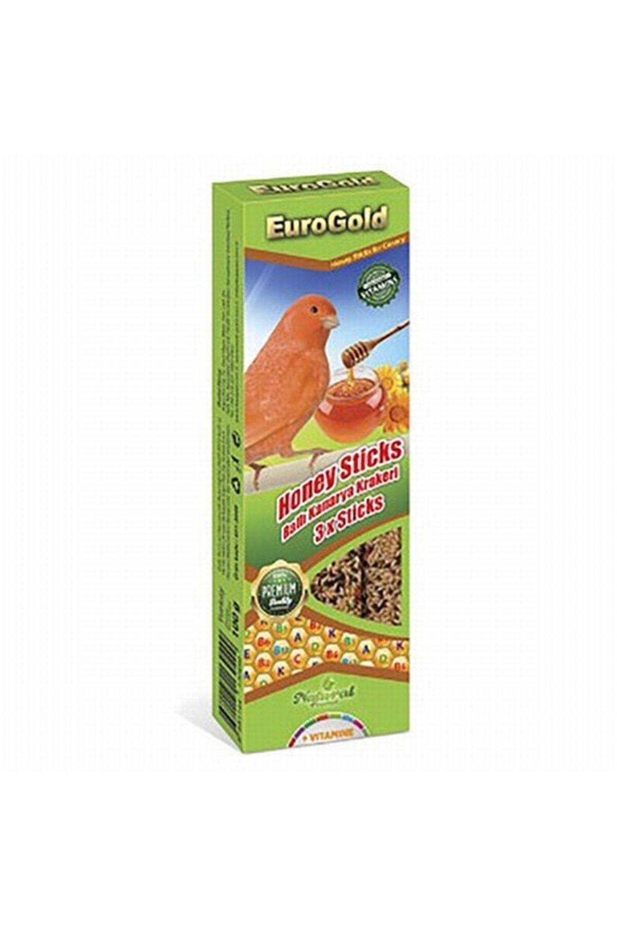 EuroGold Kanaryalar Için Ballı Kraker 3 Lü 100 gr