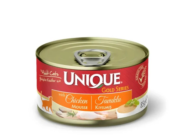 Unique Tavuklu Kıyılmış Kedi Konserve 85 gr
