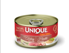 Unique Hindili Kıyılmış Kedi Konserve 85 gr