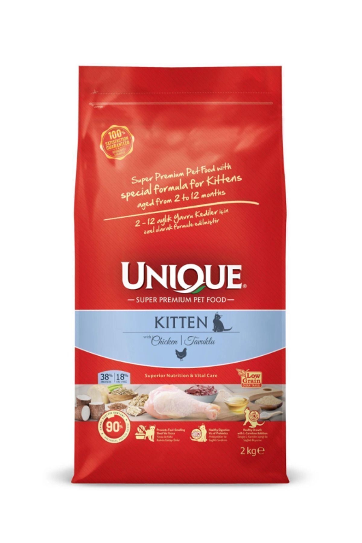 Unique Yavru Kedi Maması Tavuklu 2 Kg