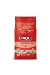 Unique Sterilised Kısırlaştırılmış Kedi Maması Somonlu 1,5 Kg
