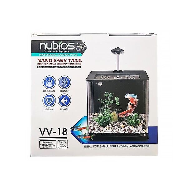 Nubios Nano Easy Tank 4,5 L Siyah